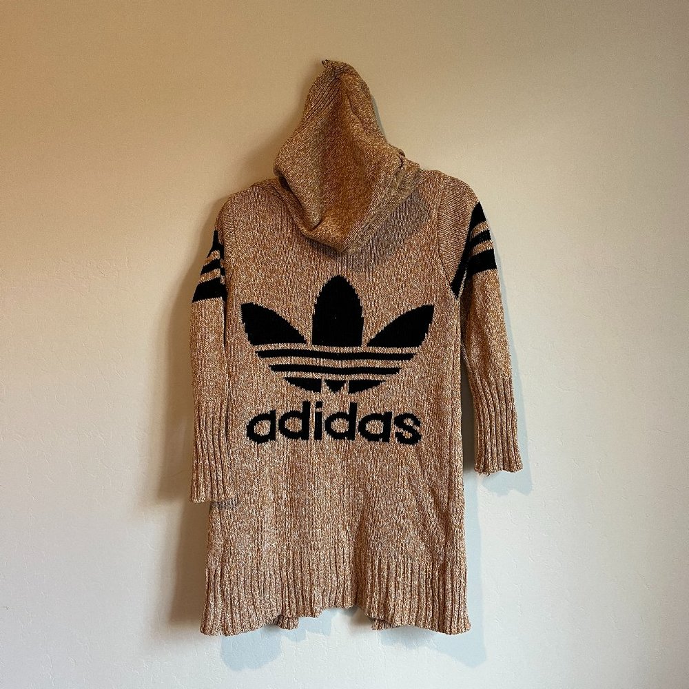 Dupe Adidas Cardigan With hood